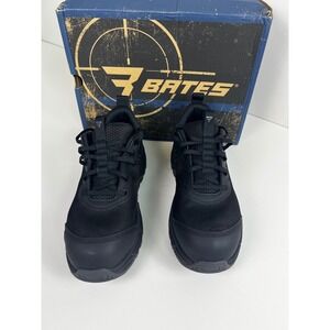 Bates Jumpstart Black Safety Work Shoes‎ Composite Toe Women Sz 9 NIB